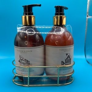 Taylor & Finch soap and lotion set Xmas themed